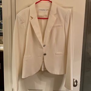 Jacket 12/ pants 10 cream color